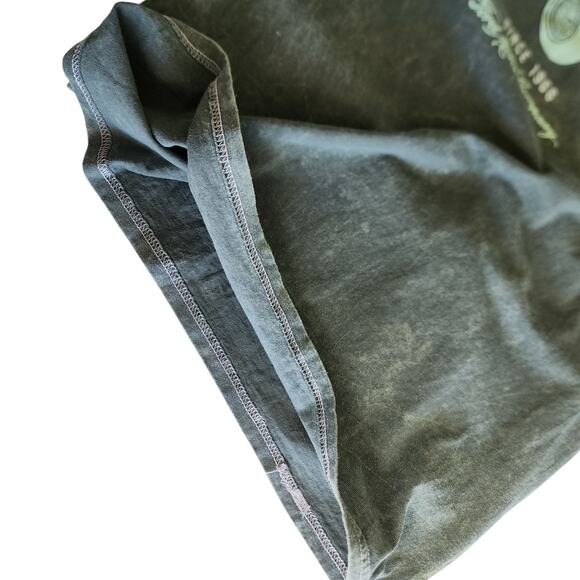 Ford Bronco Womens Graphic T Shirt Size Medium Green Vintage Retro Burnout Wash - Picture 8 of 8